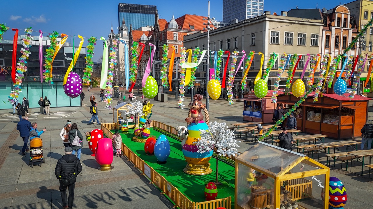 Jarmark Wielkanocny Katowice 2026. Znamy datę i atrakcje na rynku
