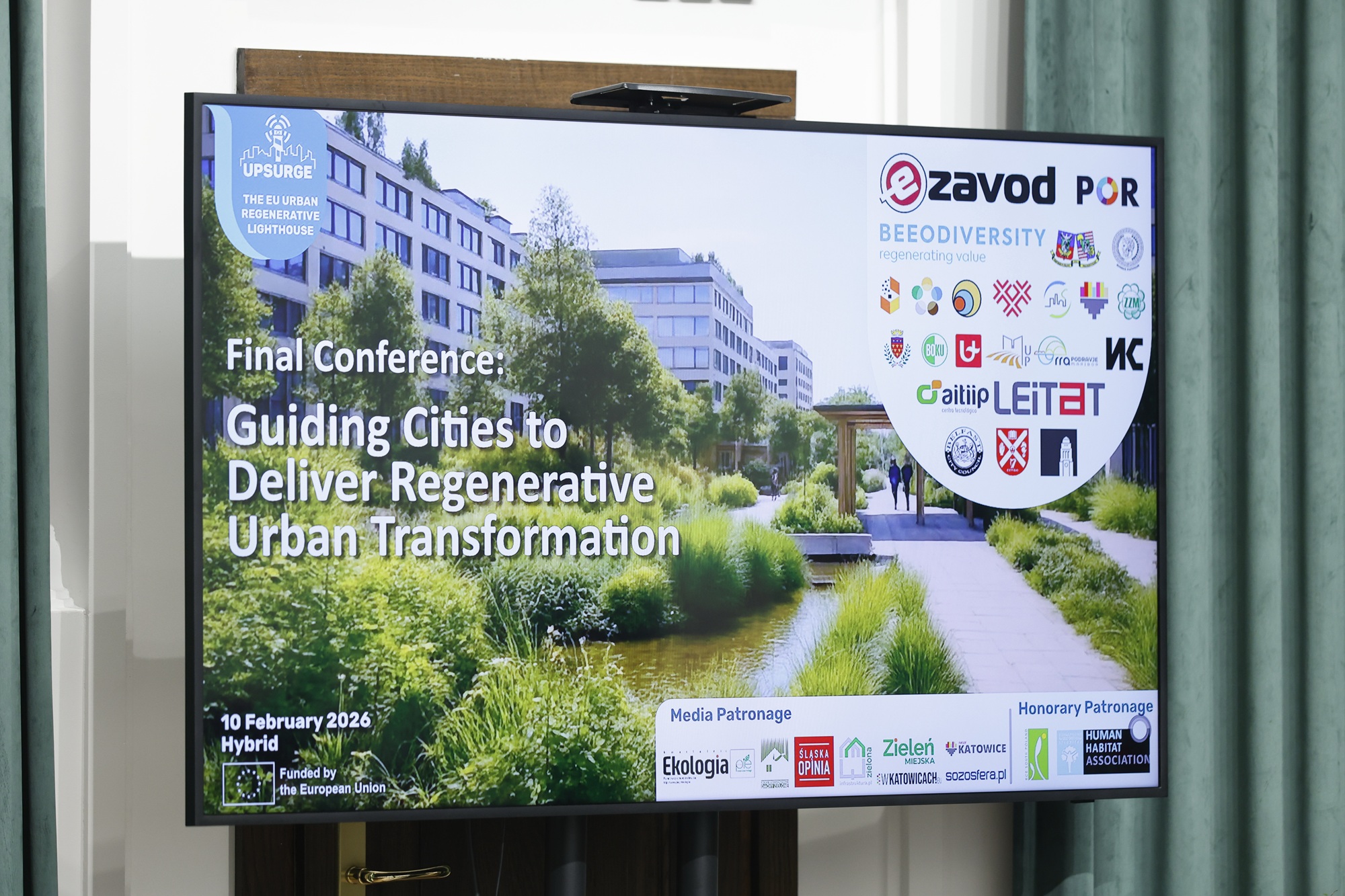 Katowice testują zielone przystanki w ramach projektu UPSURGE