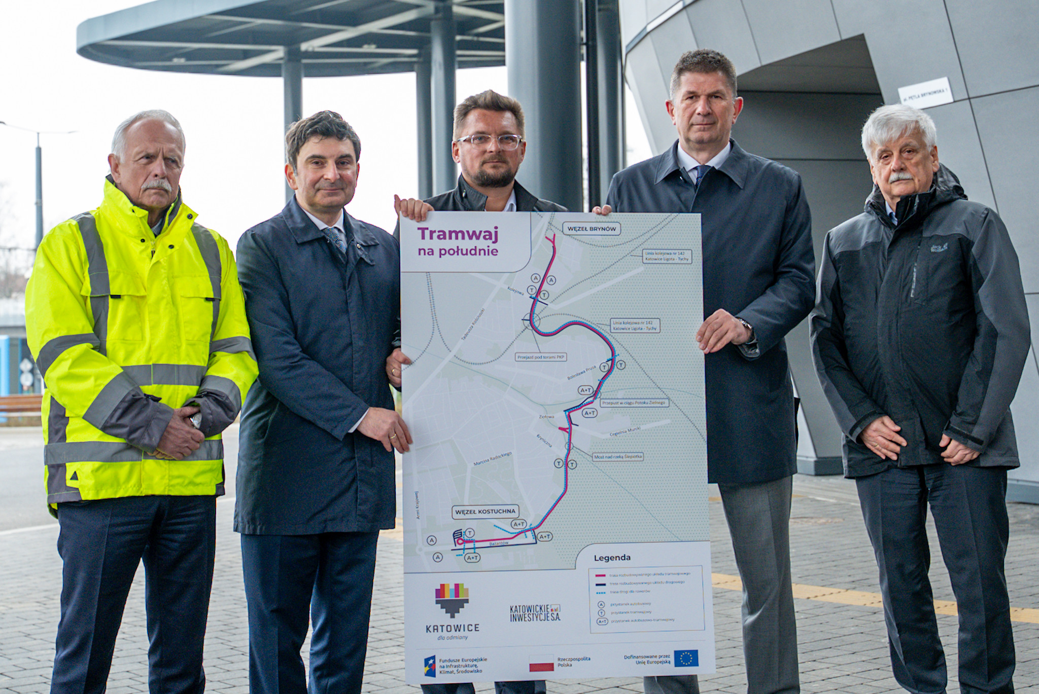 Katowice ogłosiły przetarg na budowę tramwaju z Brynowa do Kostuchny. Inwestycja za ponad 600 mln zł ma zakończyć się w 2029 roku.