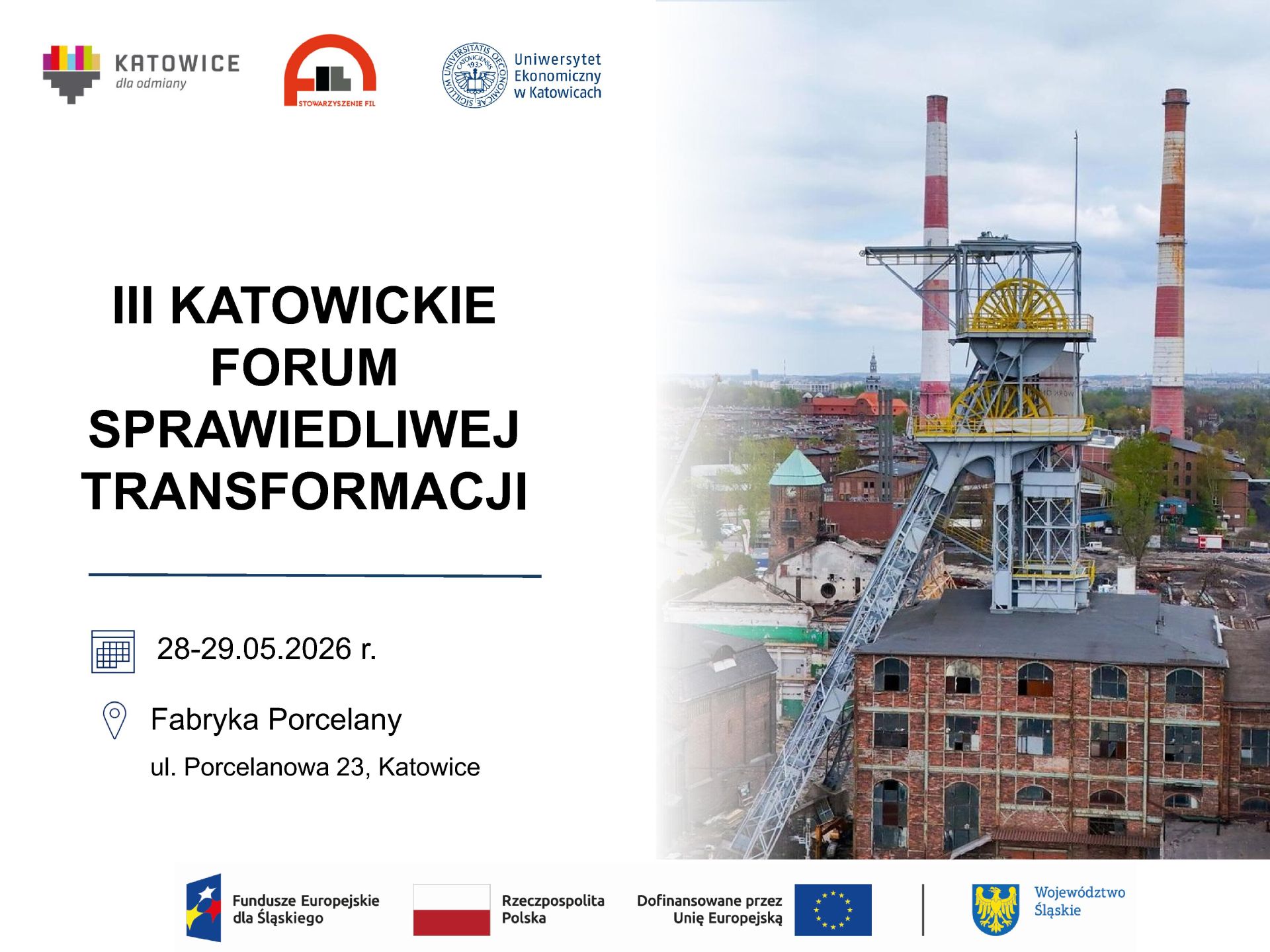 Katowice debatą o przyszłości Śląska. Rusza Forum Sprawiedliwej Transformacji