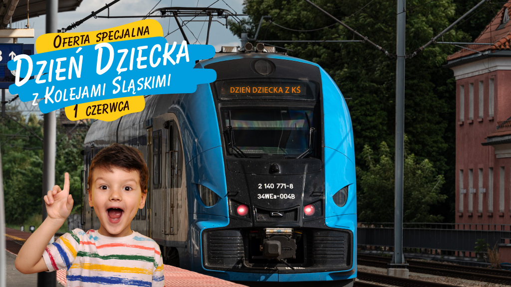 Dzień Dziecka z Kolejami Śląskimi. Bilety za 1 zł dla najmłodszych